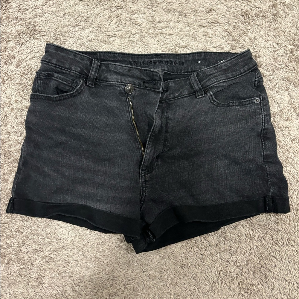American Eagle black dark wash denim jeans